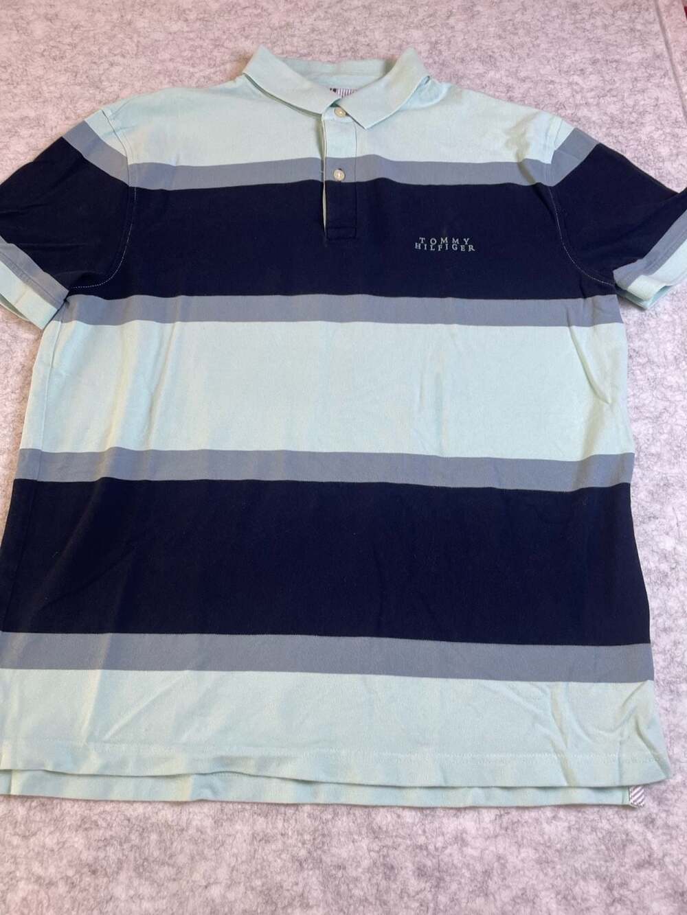 Tommy Hilfiger Men's Regular Fit Stretch Rugby-Stripe Polo Shirt